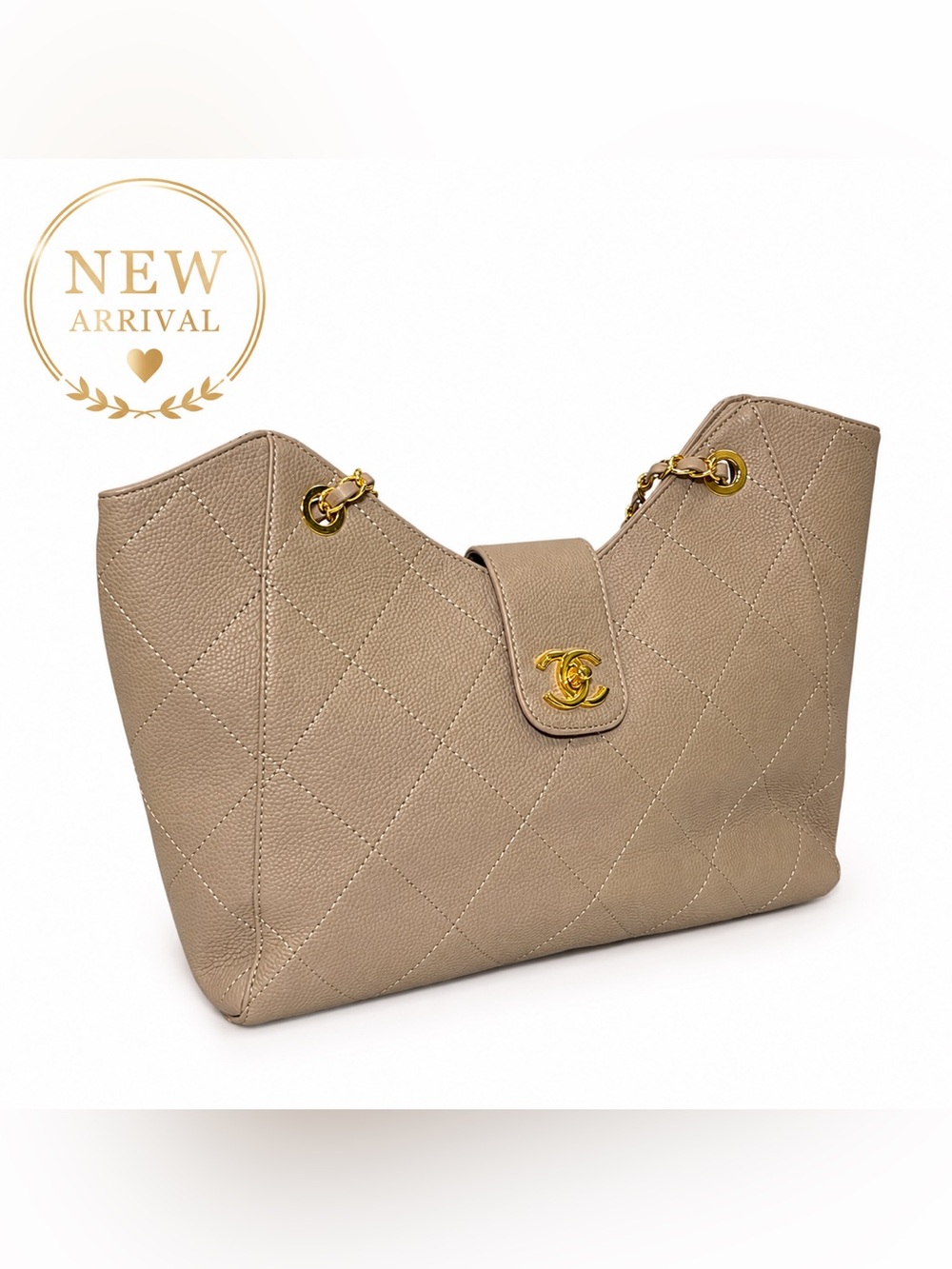 🤎 Women’s Tans Color Quilted Tote Bag 🤎✨